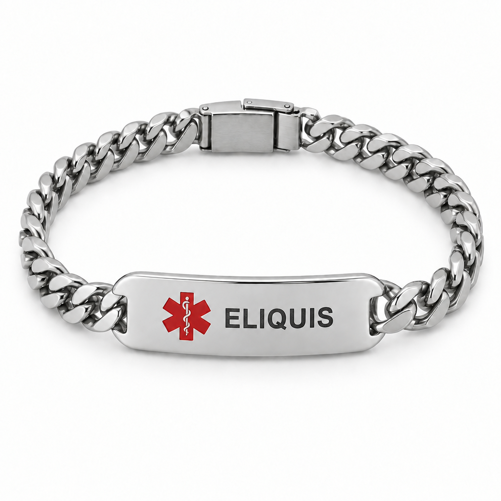 Eliquis Schakelarmband – Zilver