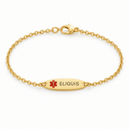 Eliquis Slim Armband – Goud