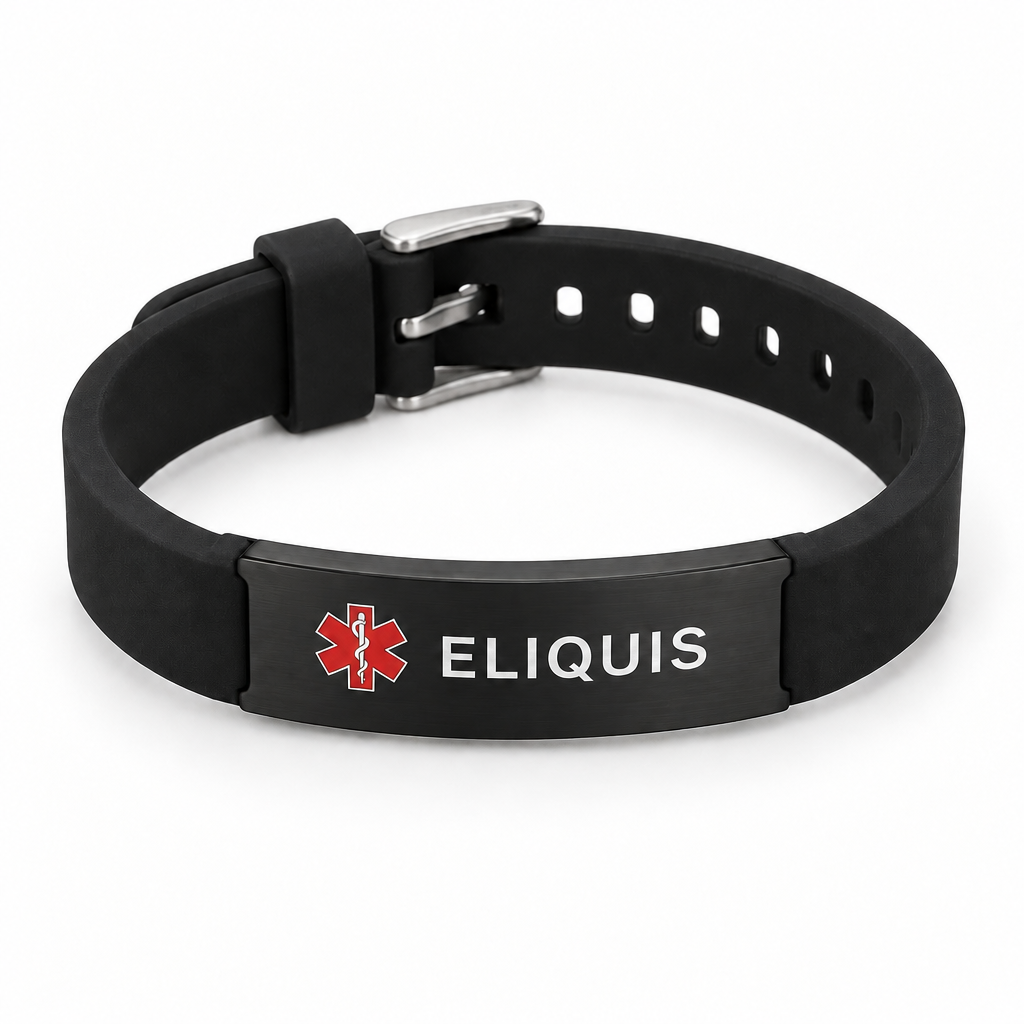 Eliquis Sport Armband – Zwart