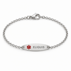 Eliquis Slim Armband – Zilver