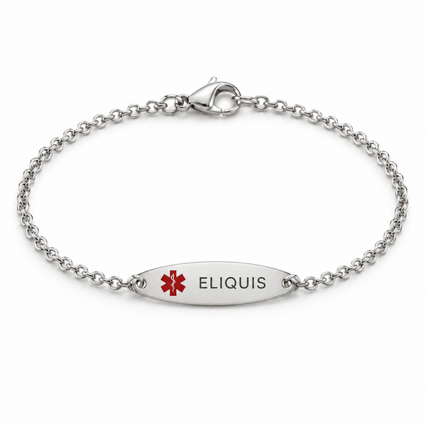 Eliquis Slim Armband – Zilver