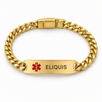 Eliquis Schakelarmband – Goud